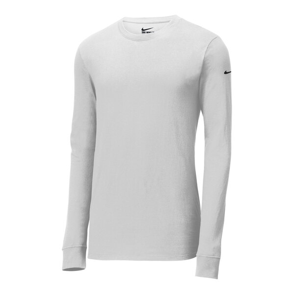 A white Nike long sleeve shirt.