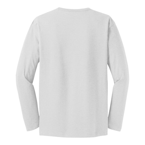 A white District long sleeve T-shirt.