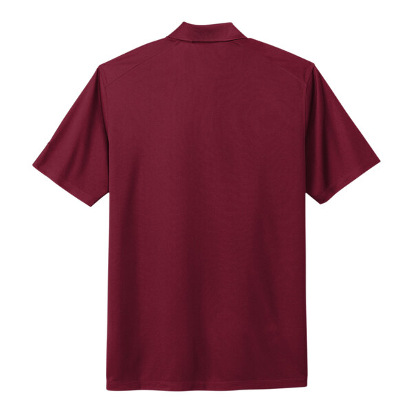 A Nike Team Red short sleeve polo shirt.