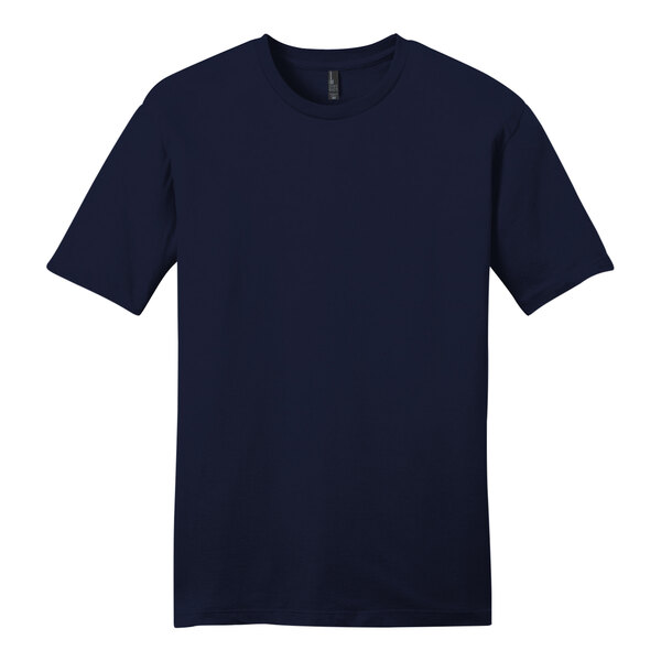 A District New Navy short sleeve t-shirt on a white background.