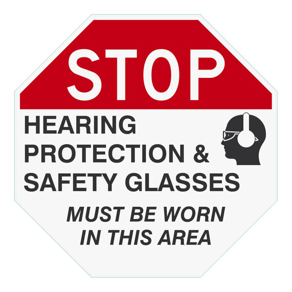 a red and white sign