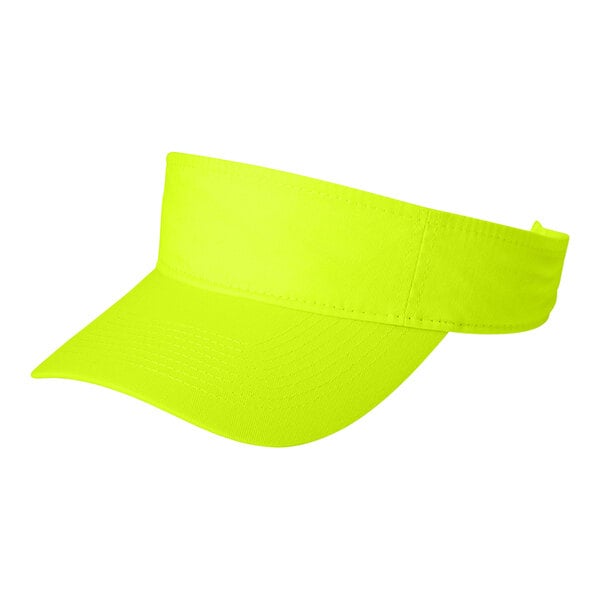 Port & Company CP45 Customizable Neon Yellow Visor