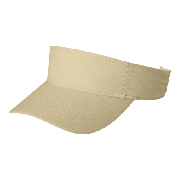 A tan Port & Company beach visor.