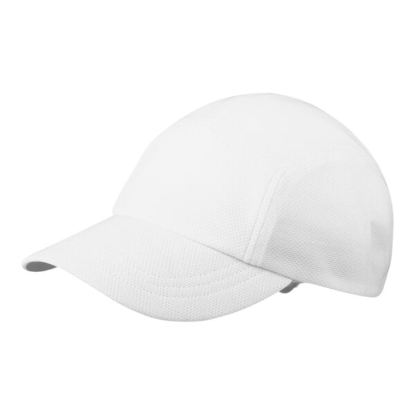 A white OGIO 5-panel athletic cap with a white background.