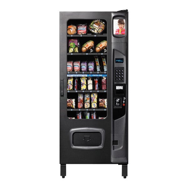Selectivend Evolution 28-Selection Refrigerated / Frozen Food Vending Machine with Coin Mechanism and Bill Validator