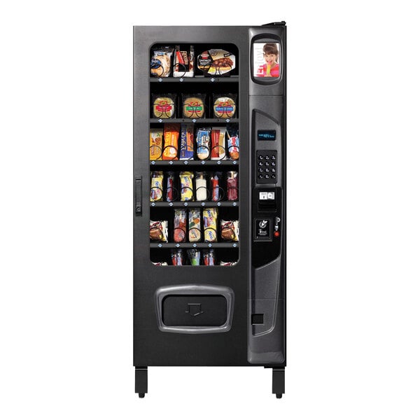 Selectivend Evolution 28-Selection Frozen Food Vending Machine with Coin Mechanism and Bill Validator