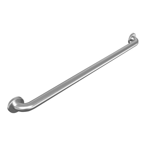 A Bradley stainless steel heavy-duty grab bar.