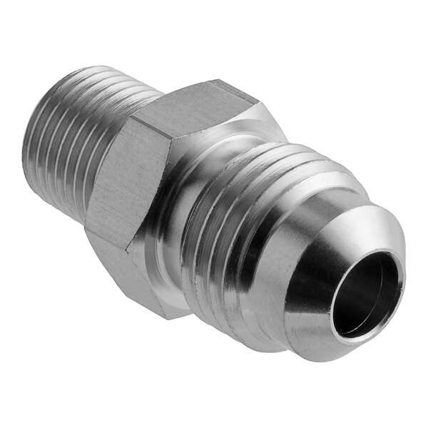 A silver stainless steel threaded male fitting for an Estella Caffe I-Type speaker.