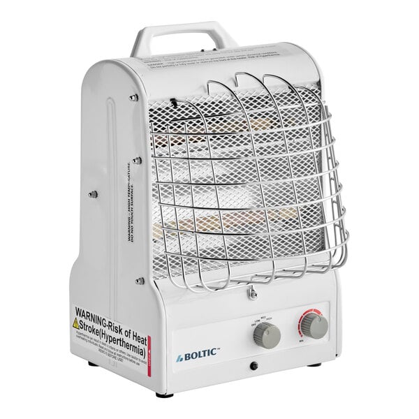 Boltic Portable Electric Radiant / Forced Air Mask Heater - 120V, 1,500W