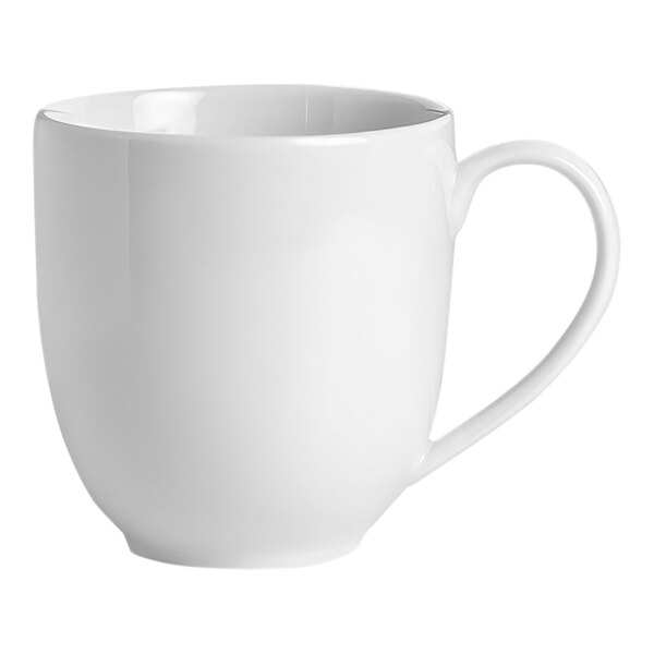 A white Folio Parliament coupe mug with a handle.