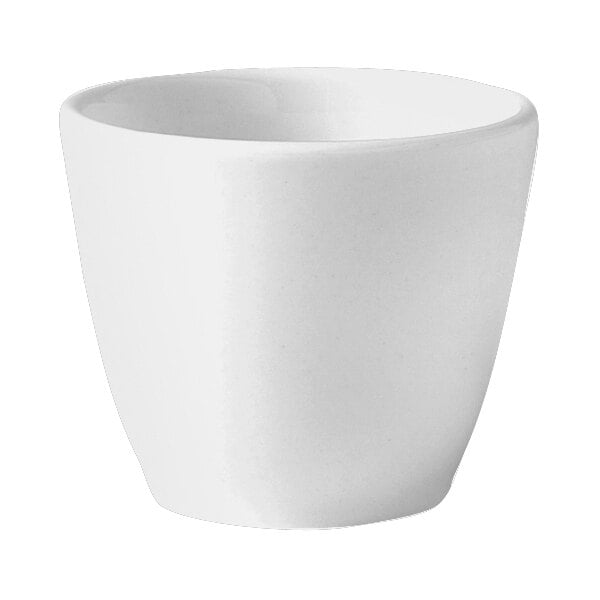 A Steelite Distinction Monaco white china cup.