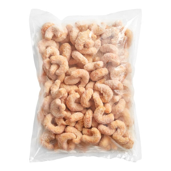 A case of Beleaf Plant-Based Vegan Breaded Shrimp on a white background.