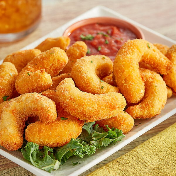 Close up of Beleaf plant-based vegan breaded shrimp on a plate.