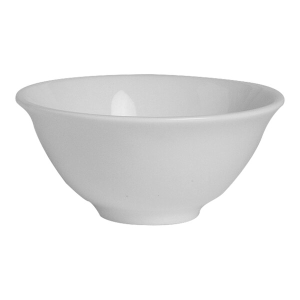 A white Steelite Distinction Monaco Mandarin Bowl.