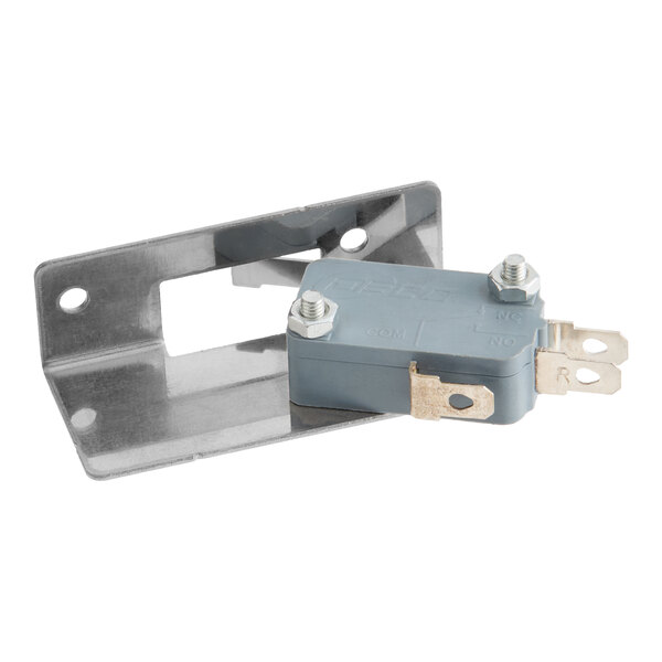 A metal safety switch component designed for use with Carnival King CCME21 and CCM28 machines.