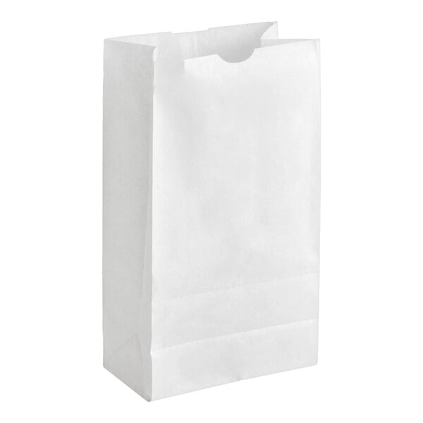 Choice 12 lb. White Waxed Paper Bag - 1,000/Case