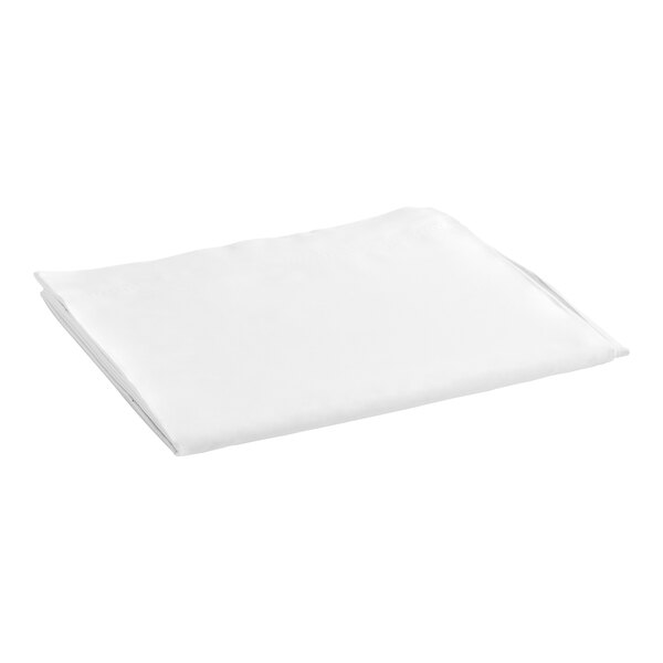 A folded white Oxford Super Deluxe flat sheet on a white background.