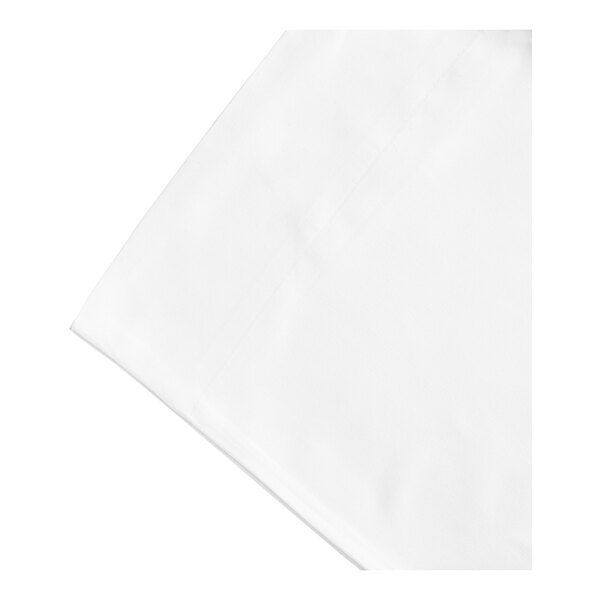 An Oxford Micro Superblend white pillowcase.