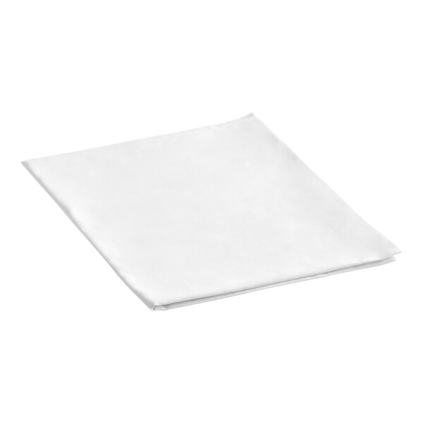 A white folded Oxford pillowcase protector on a white background.