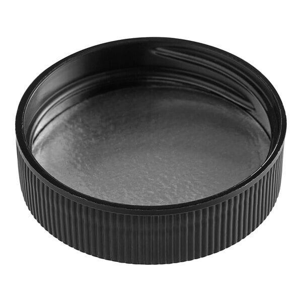 A 38/400 black plastic cap with a black lid.