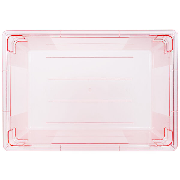 Carlisle 10624C05 StorPlus Red Food Storage Box 26" x 18" x 15"