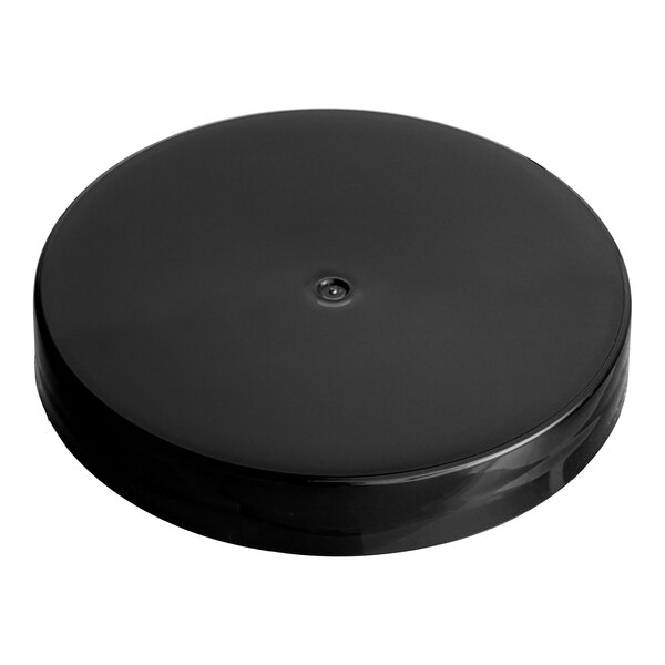 A 70/400 black plastic lid with foam liner.