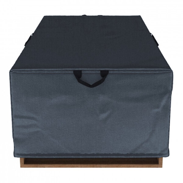 California Umbrella 50" x 30" x 18" Sapphire Blue Rectangular Protective Cover for Large Fire Pits