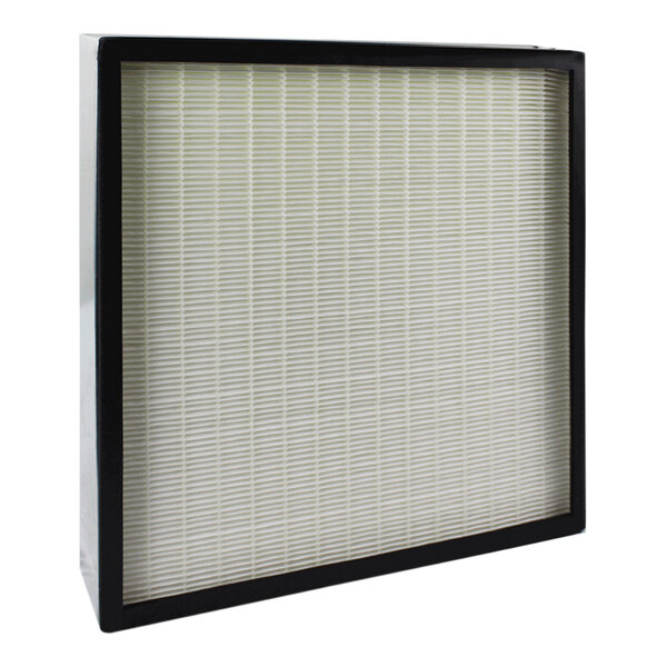 A Novatek high-capacity metal mini pleated HEPA filter for a room air purifier.