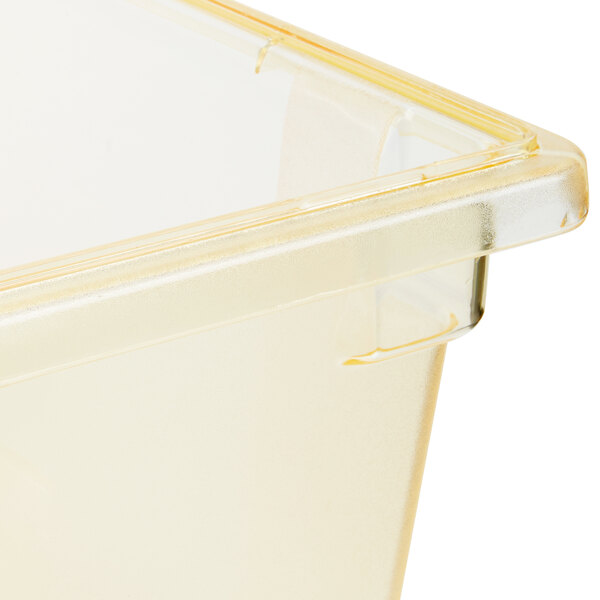 Carlisle 10622C22 StorPlus Yellow Food Storage Box 26" x 18" x 9"