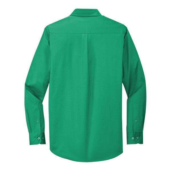 A Port Authority Court Green long sleeve dress shirt.