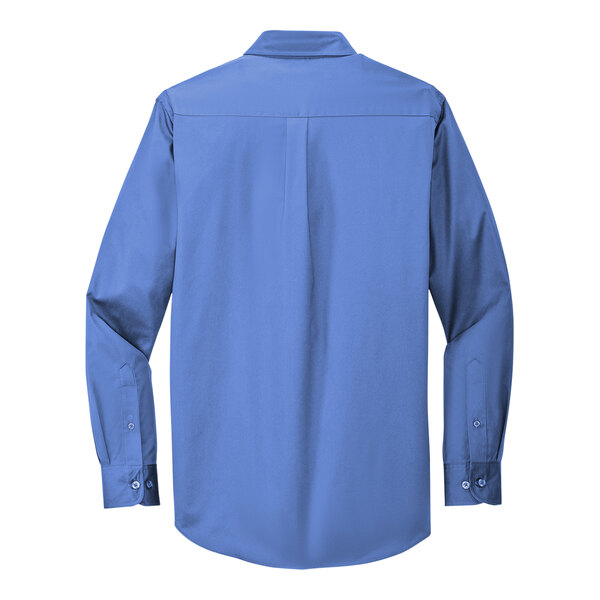 Port Authority Ultramarine Blue Long Sleeve Dress Shirt.