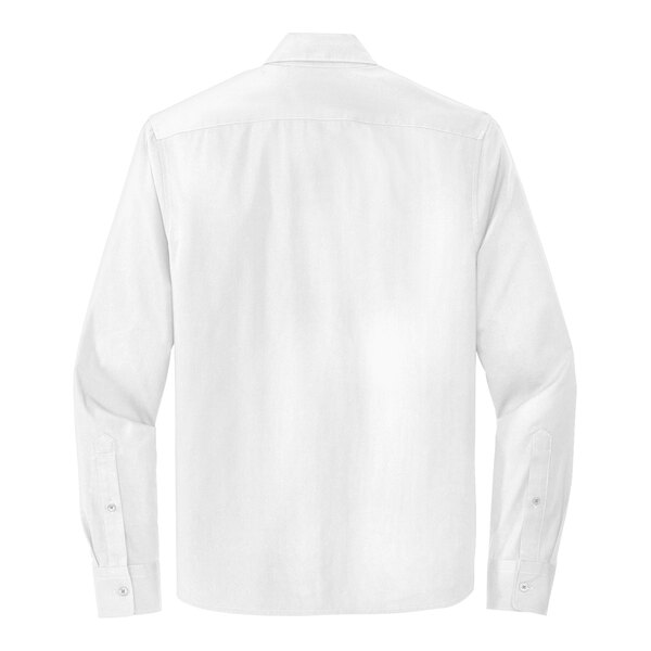 A Mercer+Mettle white long sleeve dress shirt.