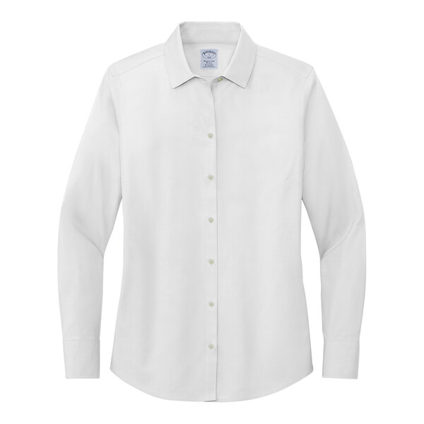 A Brooks Brothers white long sleeved shirt.