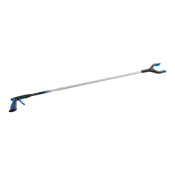 An Ettore Grip'n Grab 50" reach tool with a blue and black handle.