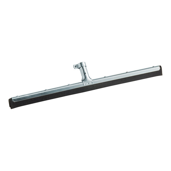 An Ettore Wipe'n Dry 22" floor squeegee with a black and silver handle.