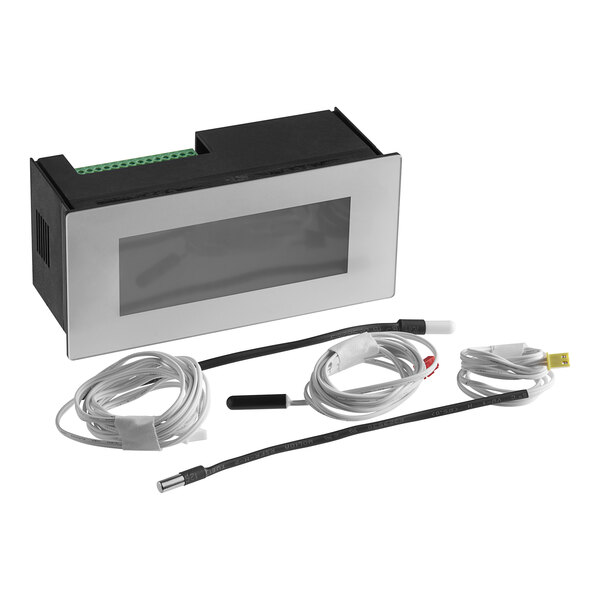 An Avantco grey and black controller and probe assembly with wires.