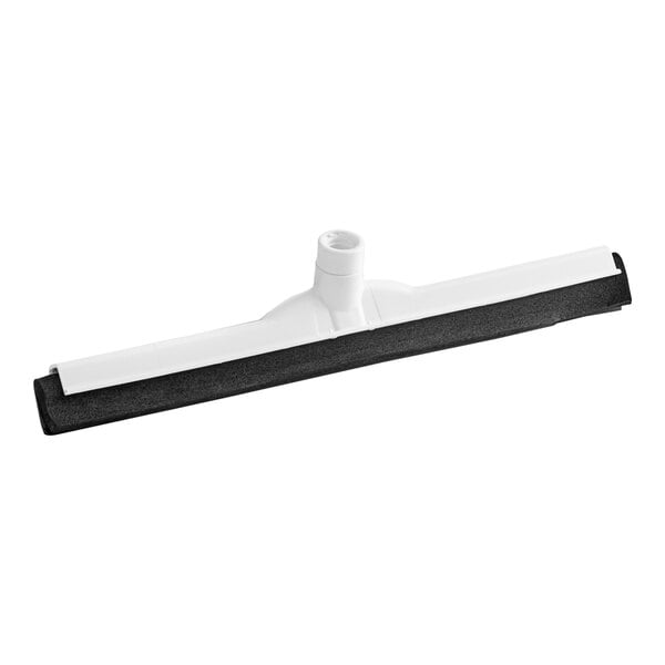 An Ettore Wipe'n Dry floor squeegee with a white and black handle.
