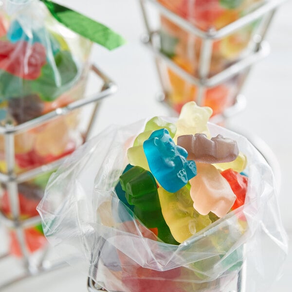 A plastic bag of PB Leiner unflavored gelatin.