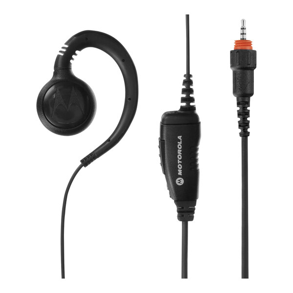 Motorola swivel earpiece with in-line microphone.