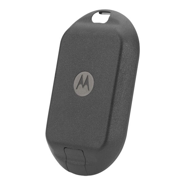 The black rectangular Motorola HKLN4440 battery door with a logo.