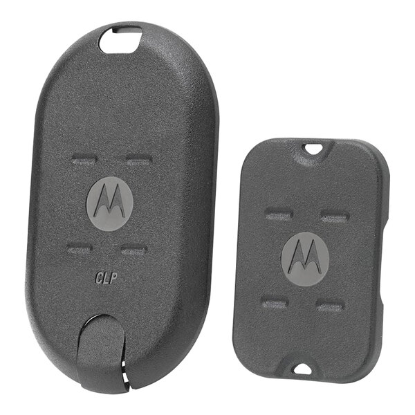 A black rectangular Motorola magnetic carry case with a Motorola logo.