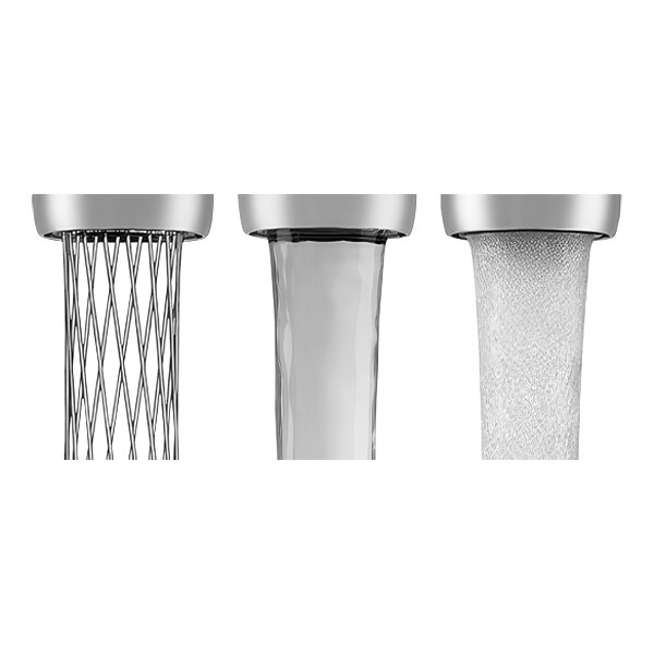 A close-up of a Delta Faucet hands-free sensor lavatory faucet in matte black.