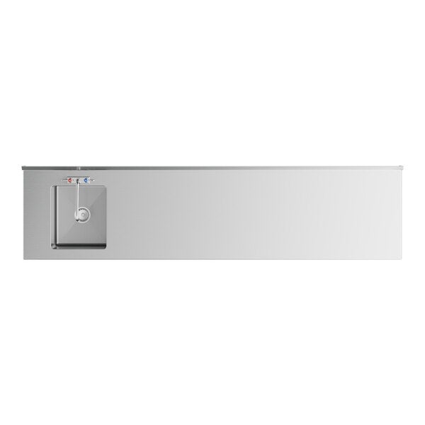 Regency 24" x 96" 16 Gauge Stainless Steel Work Table with Sink and Faucet - Sink on Left