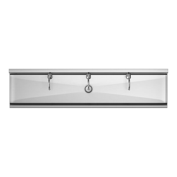 Regency 72" x 17 1/2" Hand Sink with 3 Waterloo Wall-Mount Hands-Free Sensor 6 3/16" Gooseneck Spout Faucets