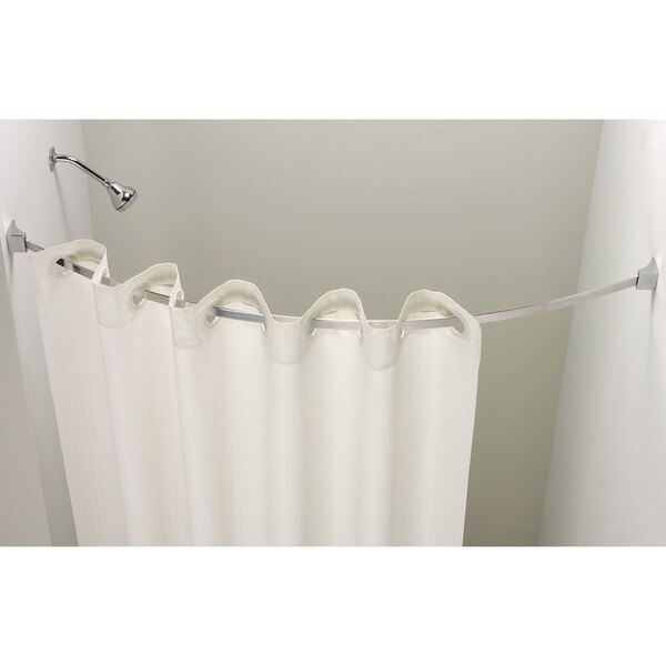 Crescent Suite Hba00kit046 5 Aluminum Curved Shower Curtain Rod Curved Shower Curtain Rod With Chrome Finish Main Picture Image Preview