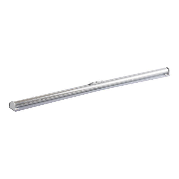 An Avantco night curtain for air curtain merchandisers.
