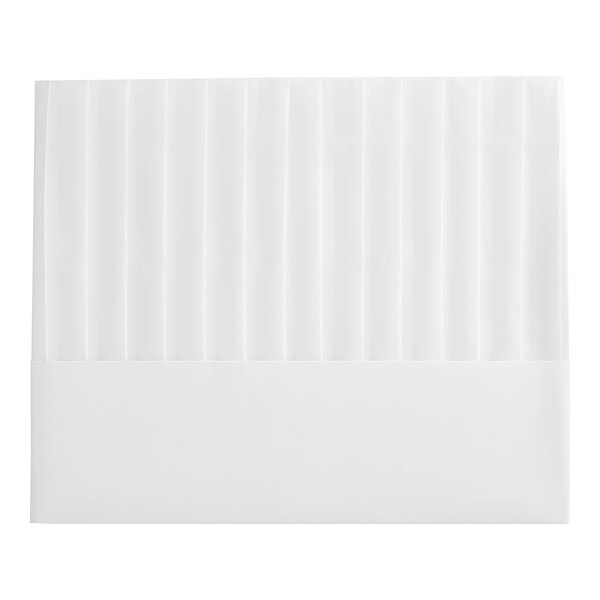 A white paper with a white stripe.