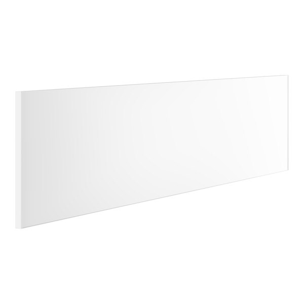 A white rectangular plastic panel.