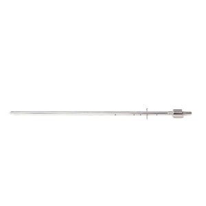 A long metal rod with a screw on the end.