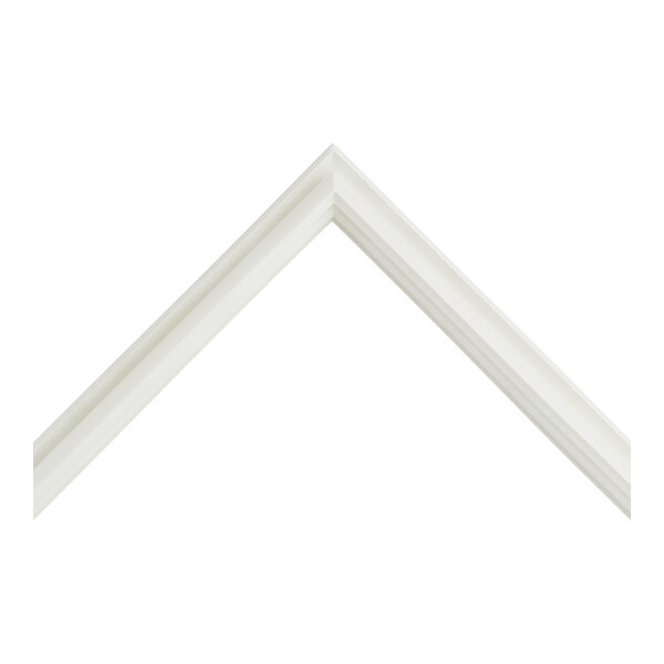 A white Galaxy replacement gasket with a white border and triangular shape.